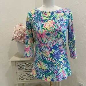 Lilly Pulitzer Multicolor Floral Top
